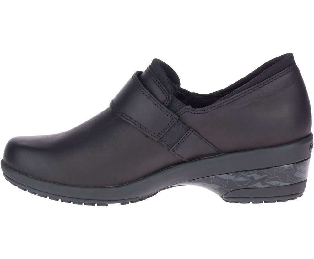 Merrell Barefoot Sko Dame - Valetta Pro Moc Work - Sort - KBD491357